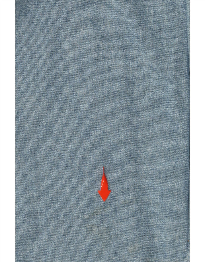 CARRERA Mens Sleeveless Denim Shirt Size 43/44 XL Blue Cotton