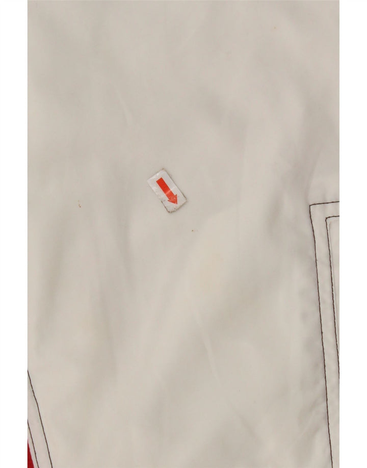 LOTTO Mens Tracksuit Top Jacket UK 36/38 Small White Colourblock Polyester