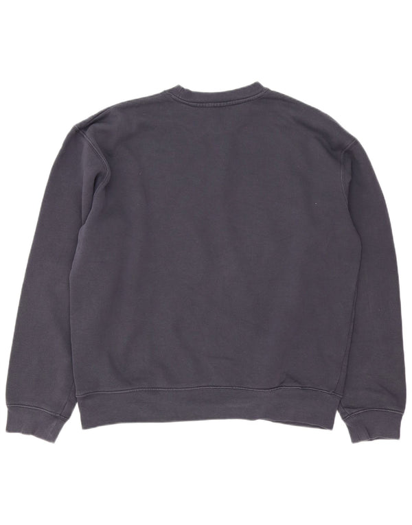 Zara Mens Sweatshirt Jumper Medium Navy Blue Cotton