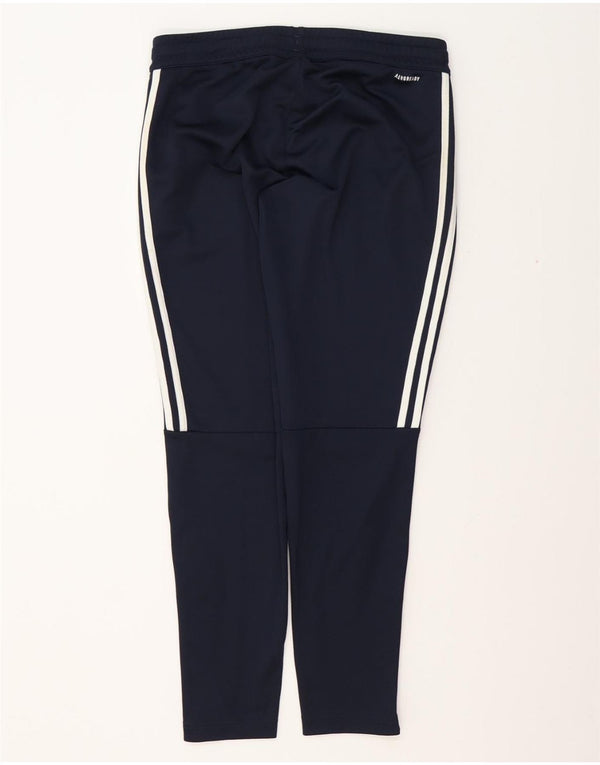 ADIDAS Womens Aeroready Tracksuit Trousers UK 12/14 Medium  Navy Blue