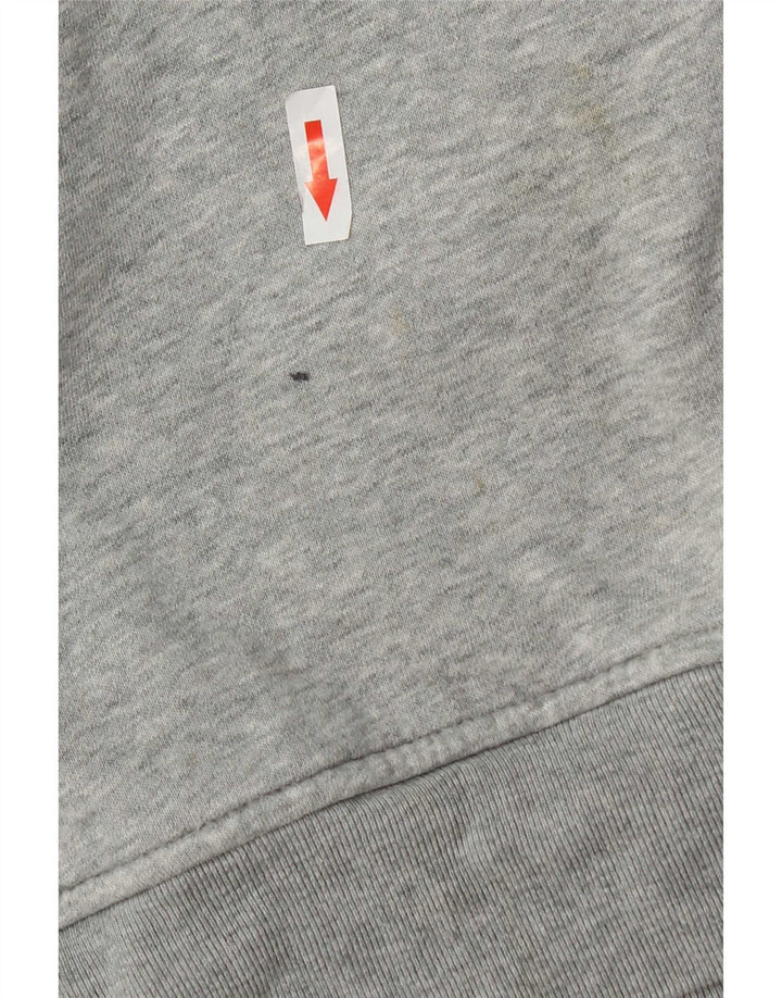 Gap Mens Hoodie Jumper Medium Grey Flecked Cotton