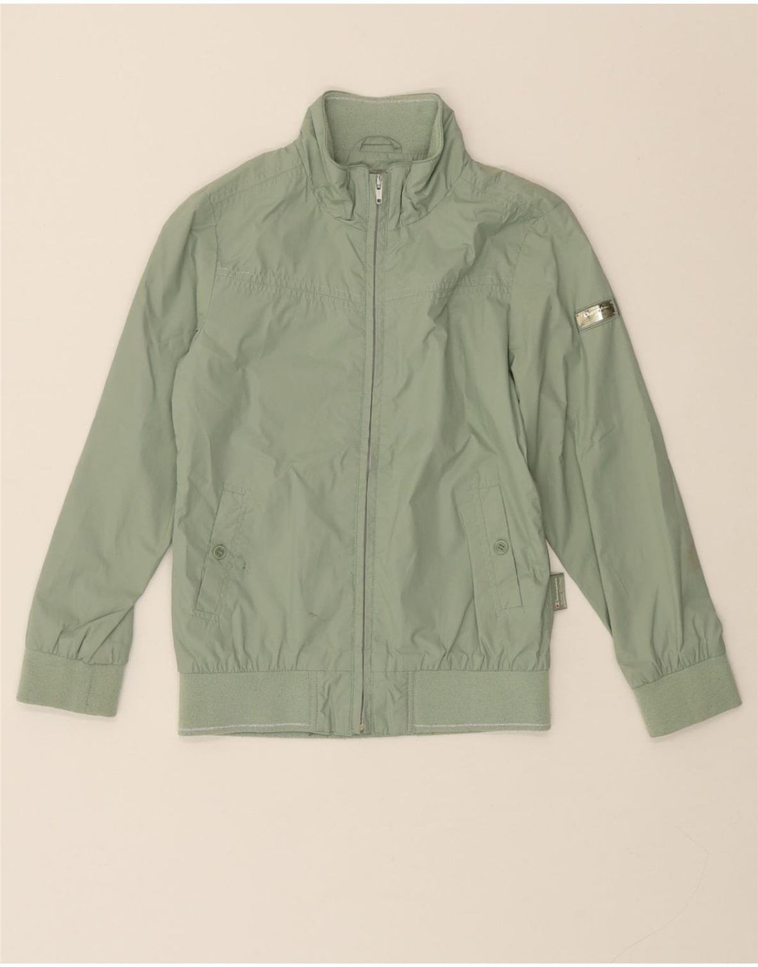 CHAMPION Girls Bomber Jacket 9-10 Years Medium  Green Polyester Vintage Champion and Second-Hand Champion from Messina Hembry 