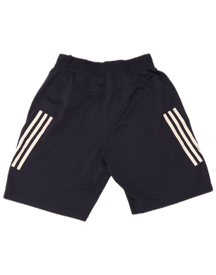 Adidas Boys Sport Shorts 7-8 Years  Navy Blue Polyester
