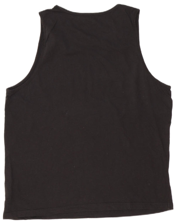 PUMA Mens Graphic Vest Top 2XL Black Cotton