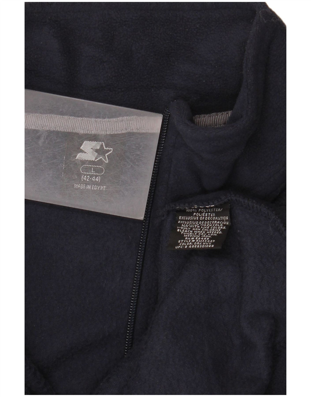 G-Star Mens Fleece Jacket UK 40 Large Navy Blue Polyester