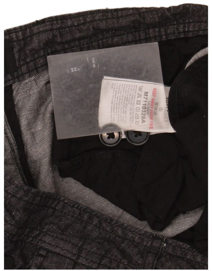 Superdry Mens Chino Shorts W32 Medium Grey Cotton