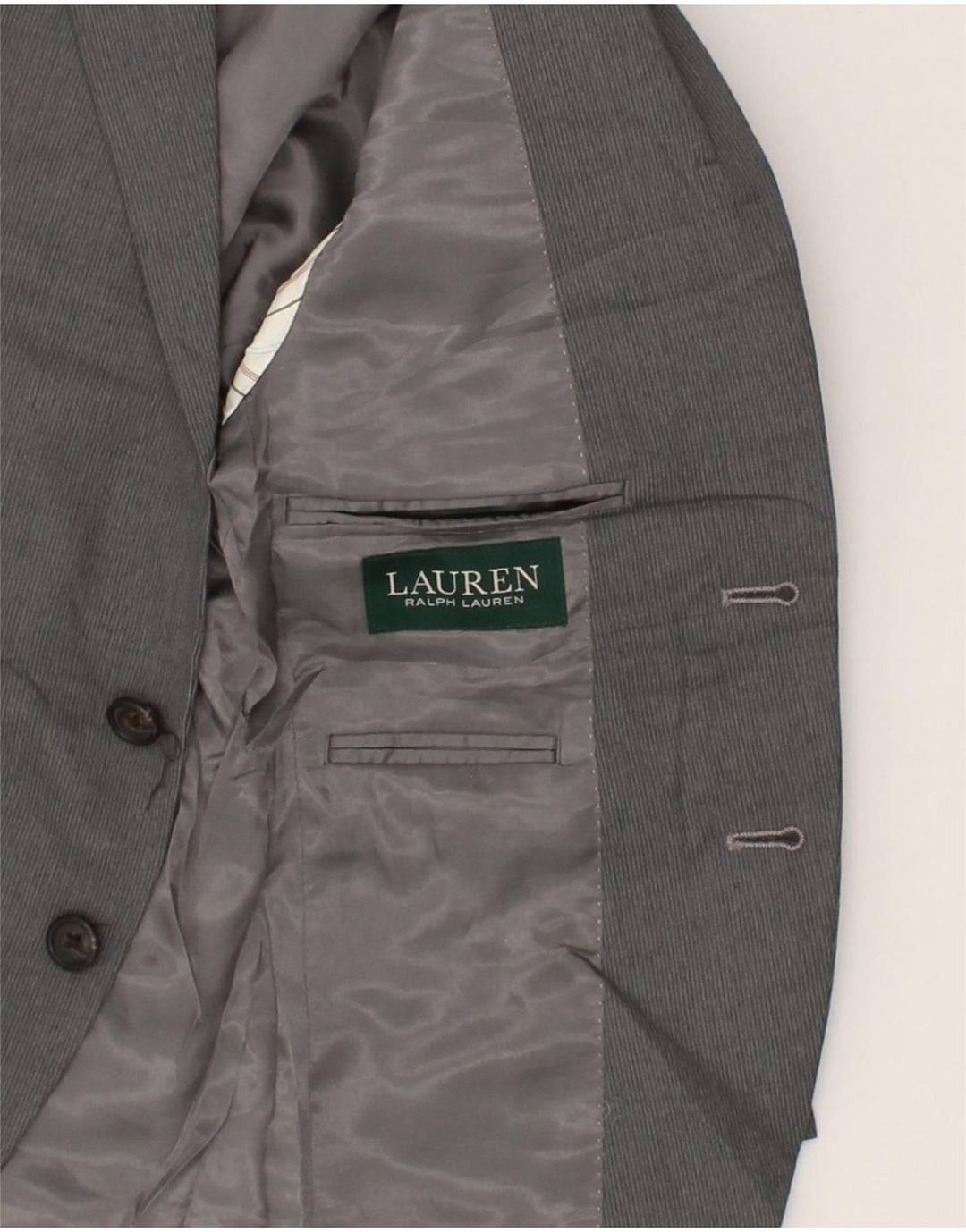 RALPH LAUREN Boys 2 Button Blazer Jacket 4-5 Years Grey Vintage Ralph Lauren and Second-Hand Ralph Lauren from Messina Hembry 