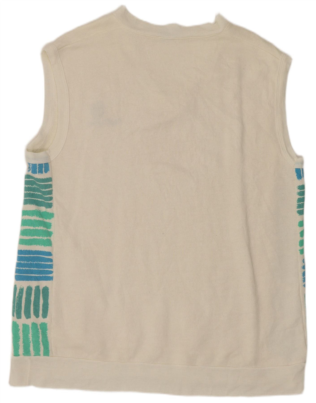 SERGIO TACCHINI Mens Sweatshirt Jumper 2XL Off White Colourblock