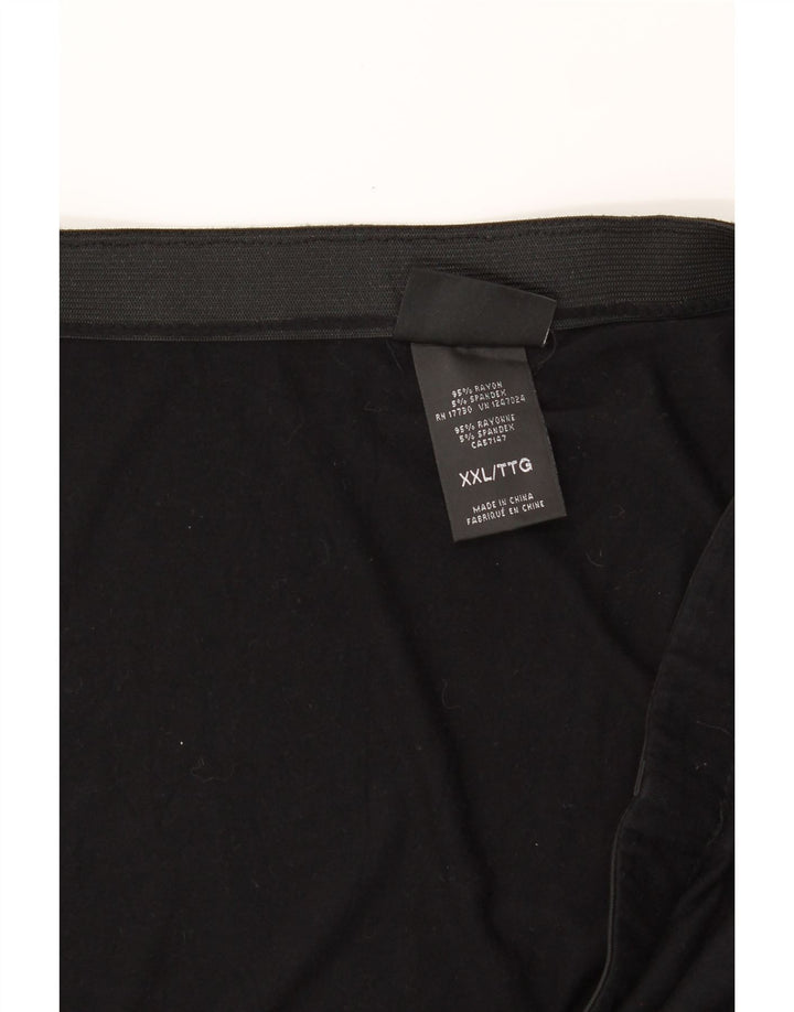 MOSSIMO Womens Trumpet Skirt 2XL W40 Black Rayon Vintage Mossimo and Second-Hand Mossimo from Messina Hembry 