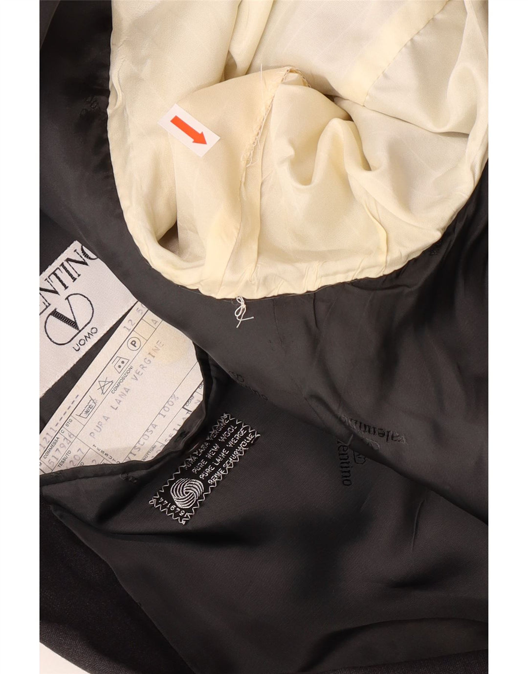 VALENTINO Mens Double Breasted 2 Piece Suit IT 50 Large W34 L30  Grey