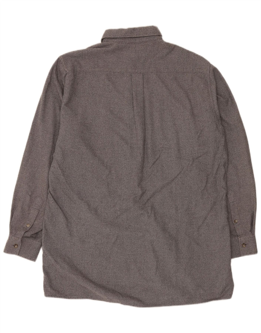 Diadora Mens Flannel Shirt Large Grey Cotton