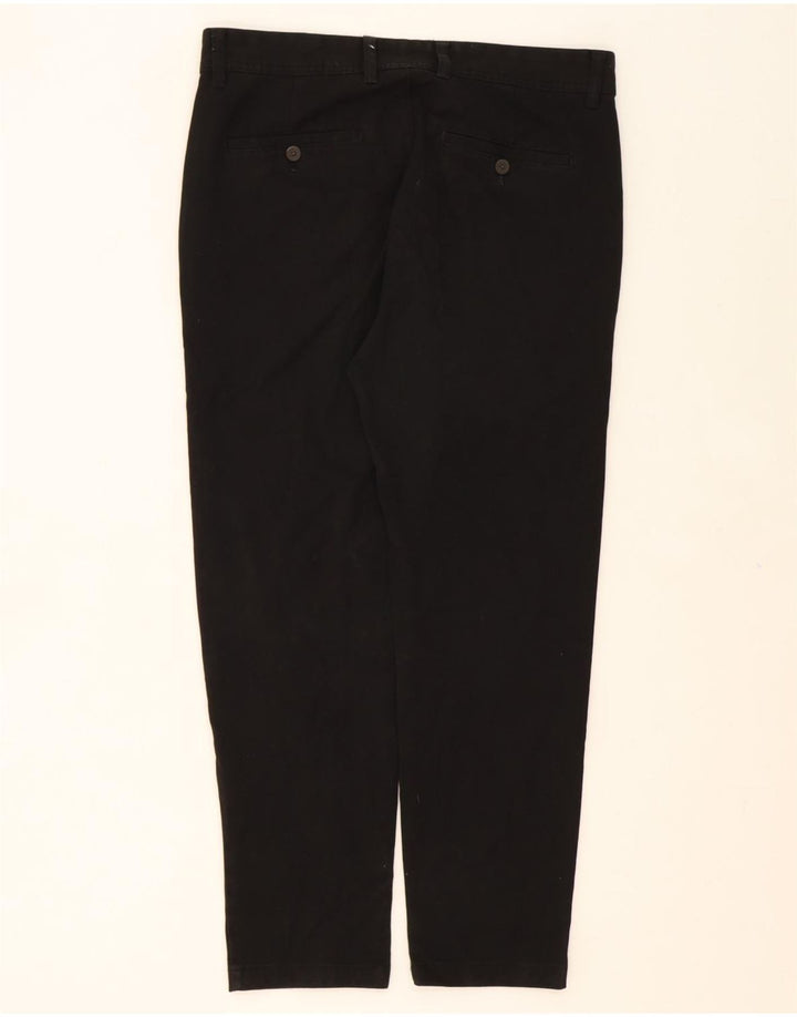ZARA Mens Slim Chino Trousers EU 40 Medium W31 L28 Black Polyester Vintage Zara and Second-Hand Zara from Messina Hembry 