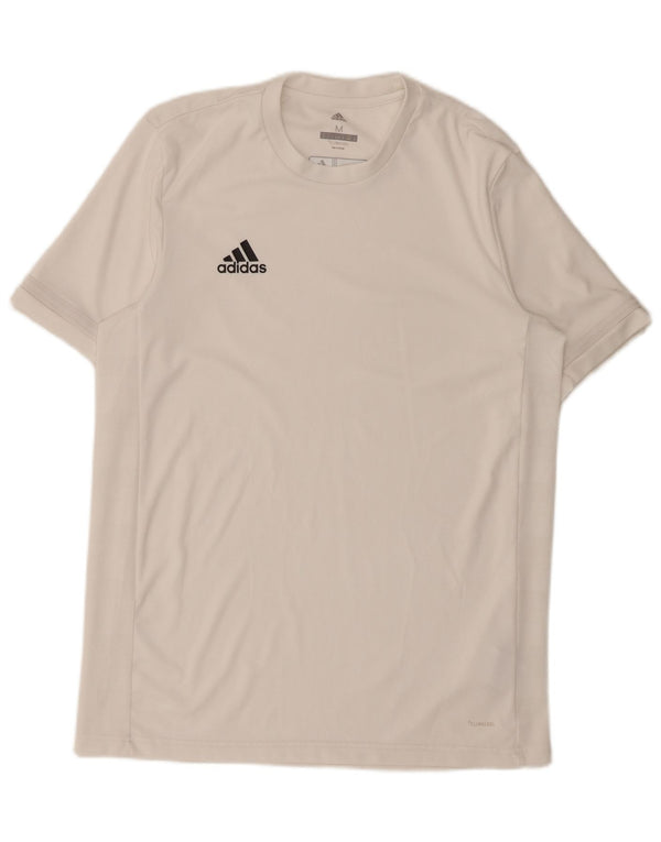 ADIDAS Mens Climacool T-Shirt Top Medium White Polyester