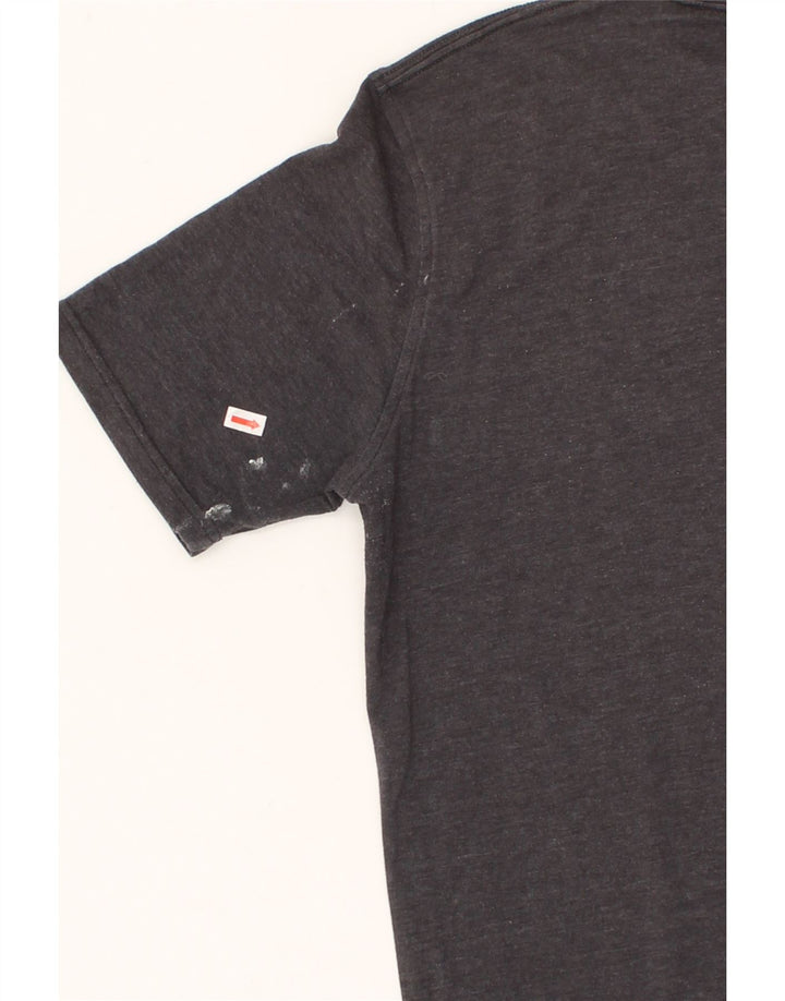 UNDER ARMOUR Mens Graphic T-Shirt Top Small Grey Vintage Under Armour and Second-Hand Under Armour from Messina Hembry 