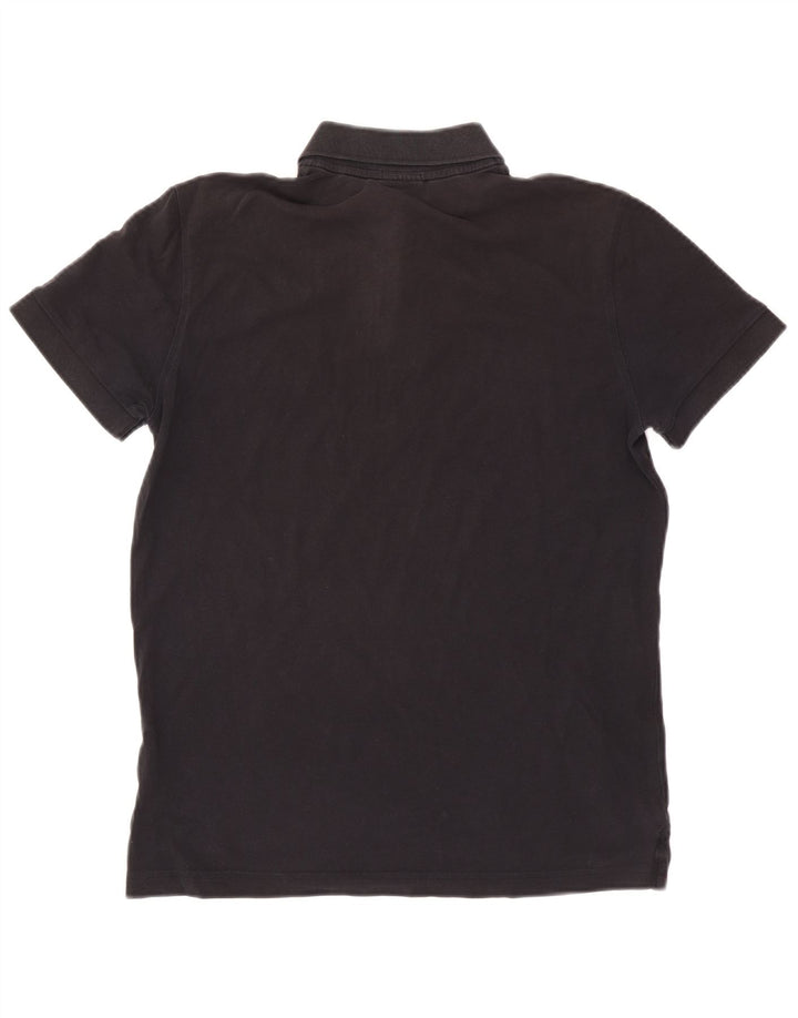 Hugo Boss Mens Polo Shirt Medium Black Cotton