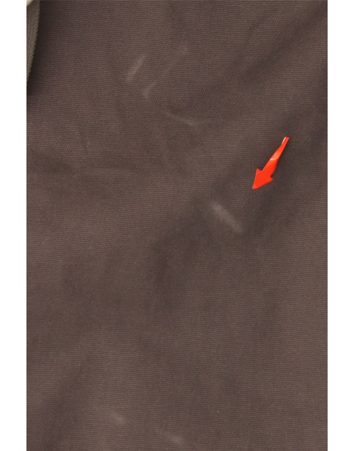 TIMBERLAND Mens Hooded Parka Jacket UK 40 Large Grey Cotton