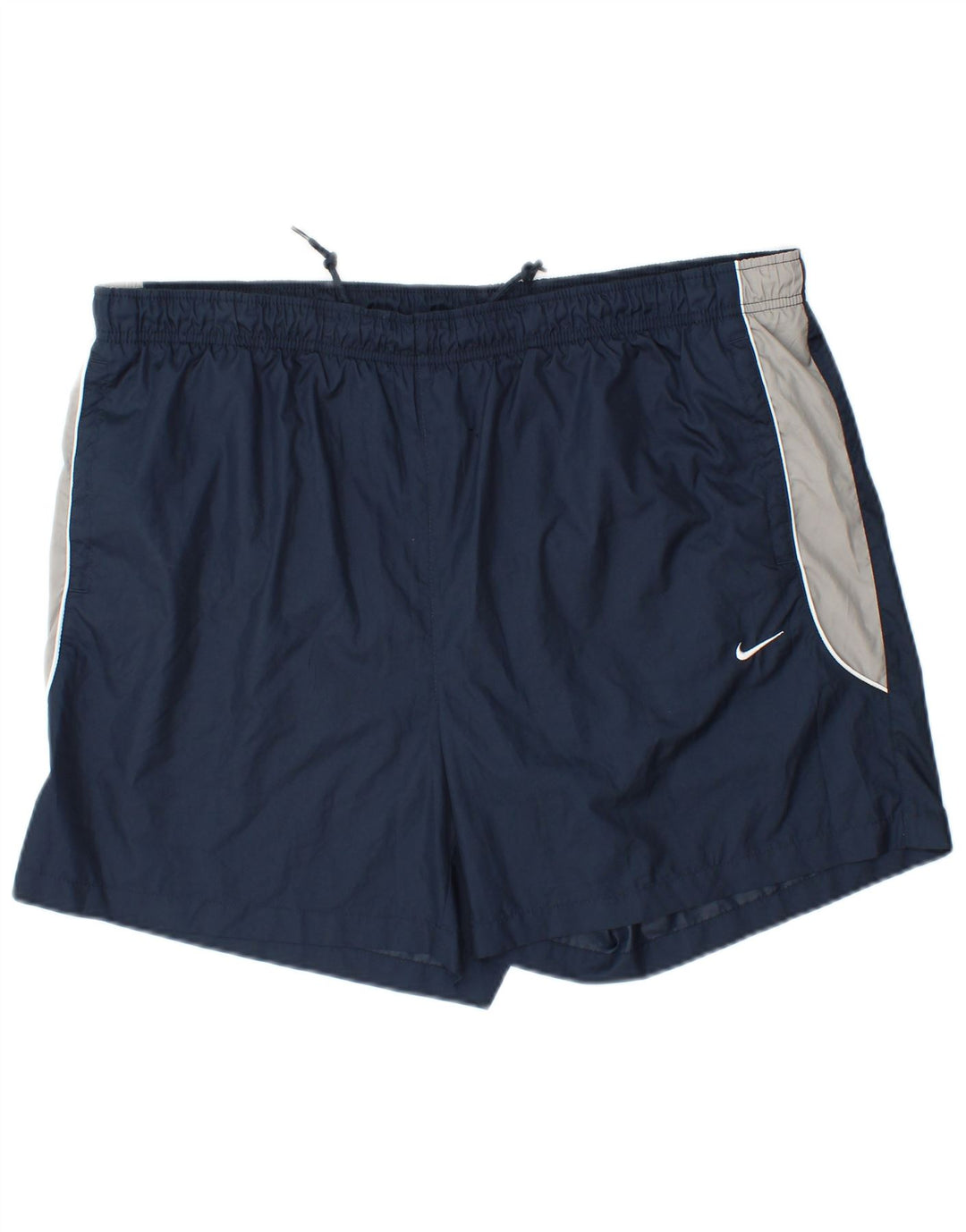 NIKE Mens Sport Shorts XL  Navy Blue Colourblock Polyester