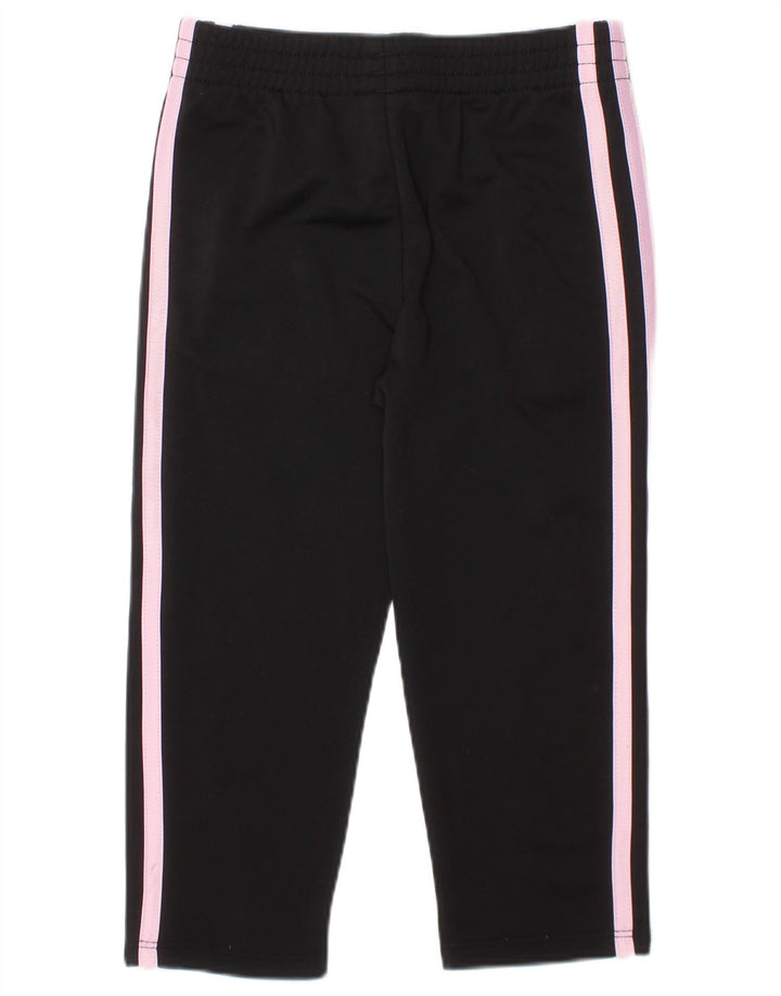 ADIDAS Baby Girls Tracksuit Trousers 18-24 Months  Black Polyester