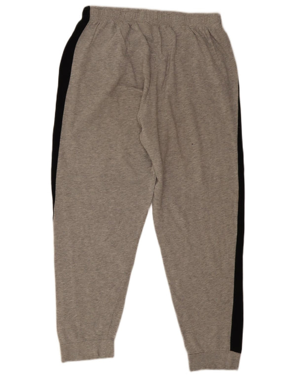 Kappa Mens Tracksuit Trousers Joggers 2XL Grey Colourblock Cotton