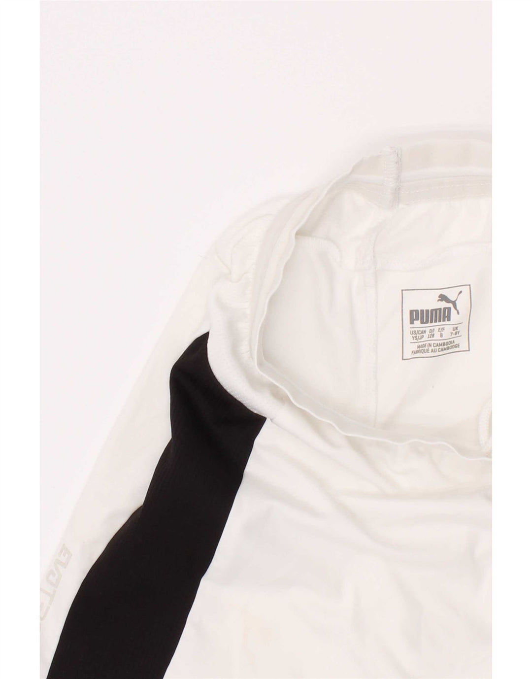 Puma Boys Sport Shorts 7-8 Years White Colourblock Polyester