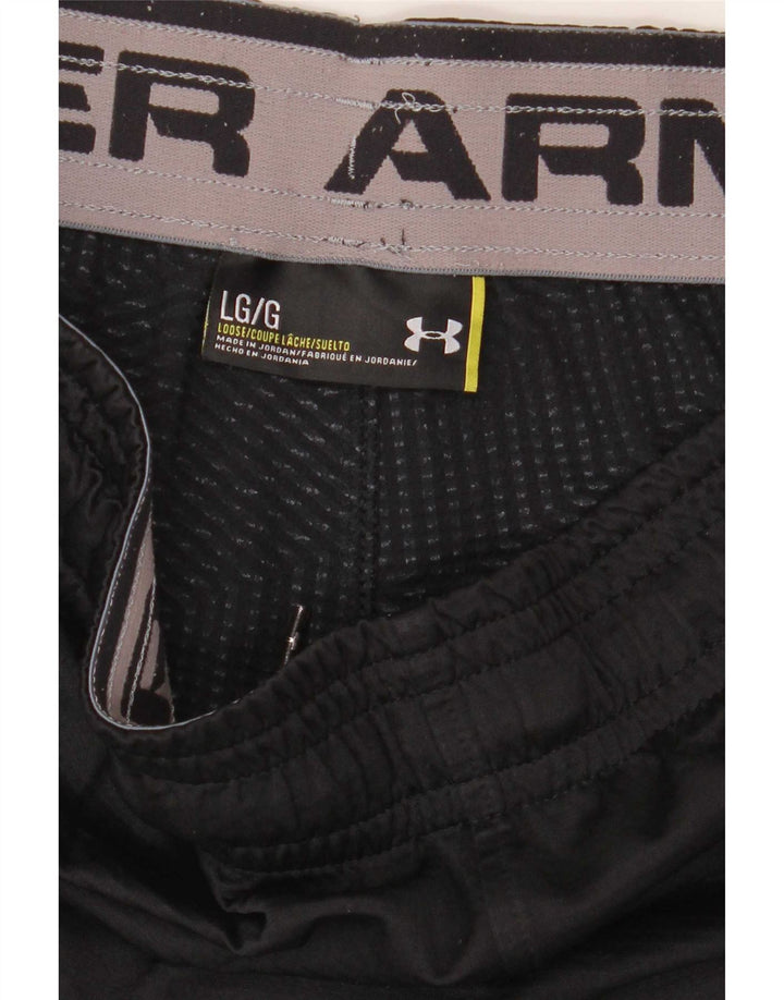 Under Armour Mens Tracksuit Trousers Large Black