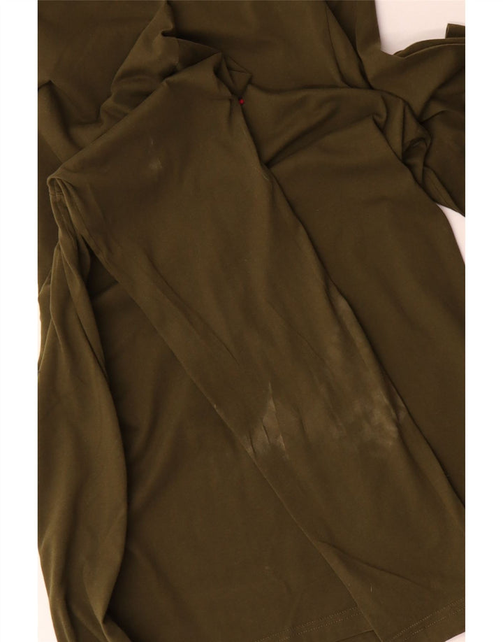 TOMMY HILFIGER Mens Top Long Sleeve 2XL Khaki Cotton