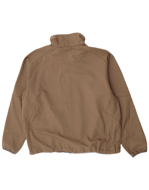 Columbia Mens Bomber Jacket UK 42 XL Khaki Polyester