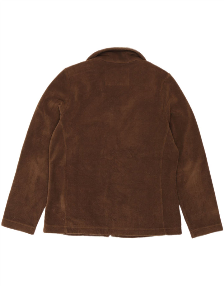 Campagnolo Womens Fleece Jacket UK 14 Medium Brown Polyester