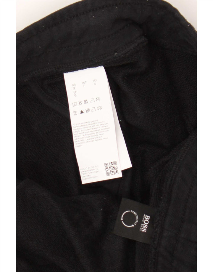 Hugo Boss Mens Sport Shorts Large Black Cotton