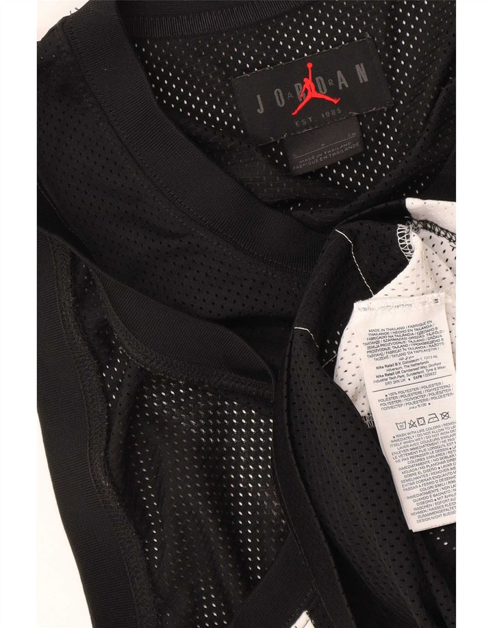 Jordan Mens Graphic Vest Top Small Black Colourblock Polyester