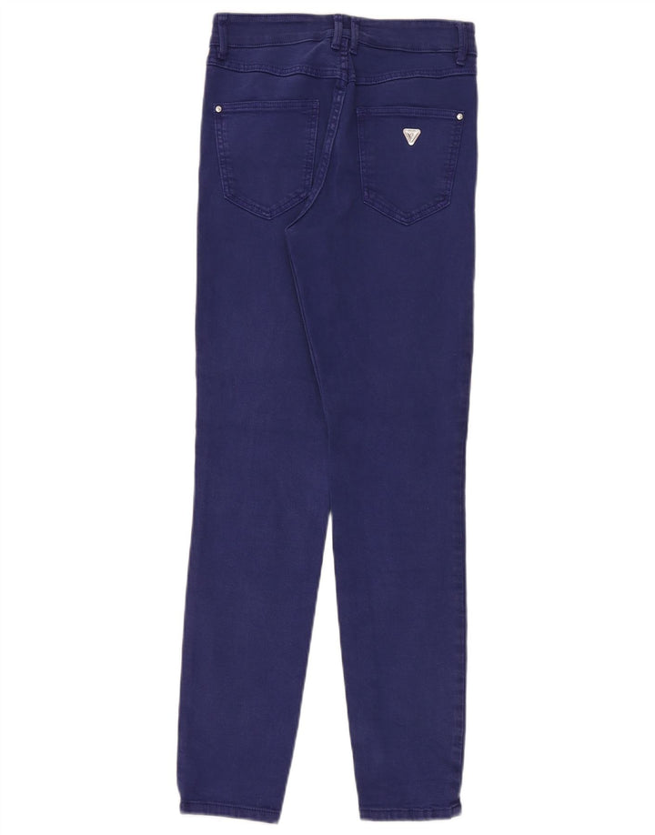 Guess Womens Slim Jeans W27 L28 Blue Cotton