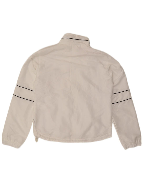 Fila Womens Tracksuit Top Jacket UK 16 Large White Polyester