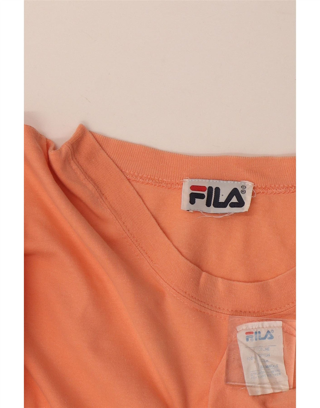 Fila Mens T-Shirt Top Large Pink Cotton