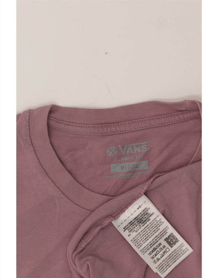 VANS Mens Classic Fit T-Shirt Top Medium Purple Cotton Vintage Vans and Second-Hand Vans from Messina Hembry 