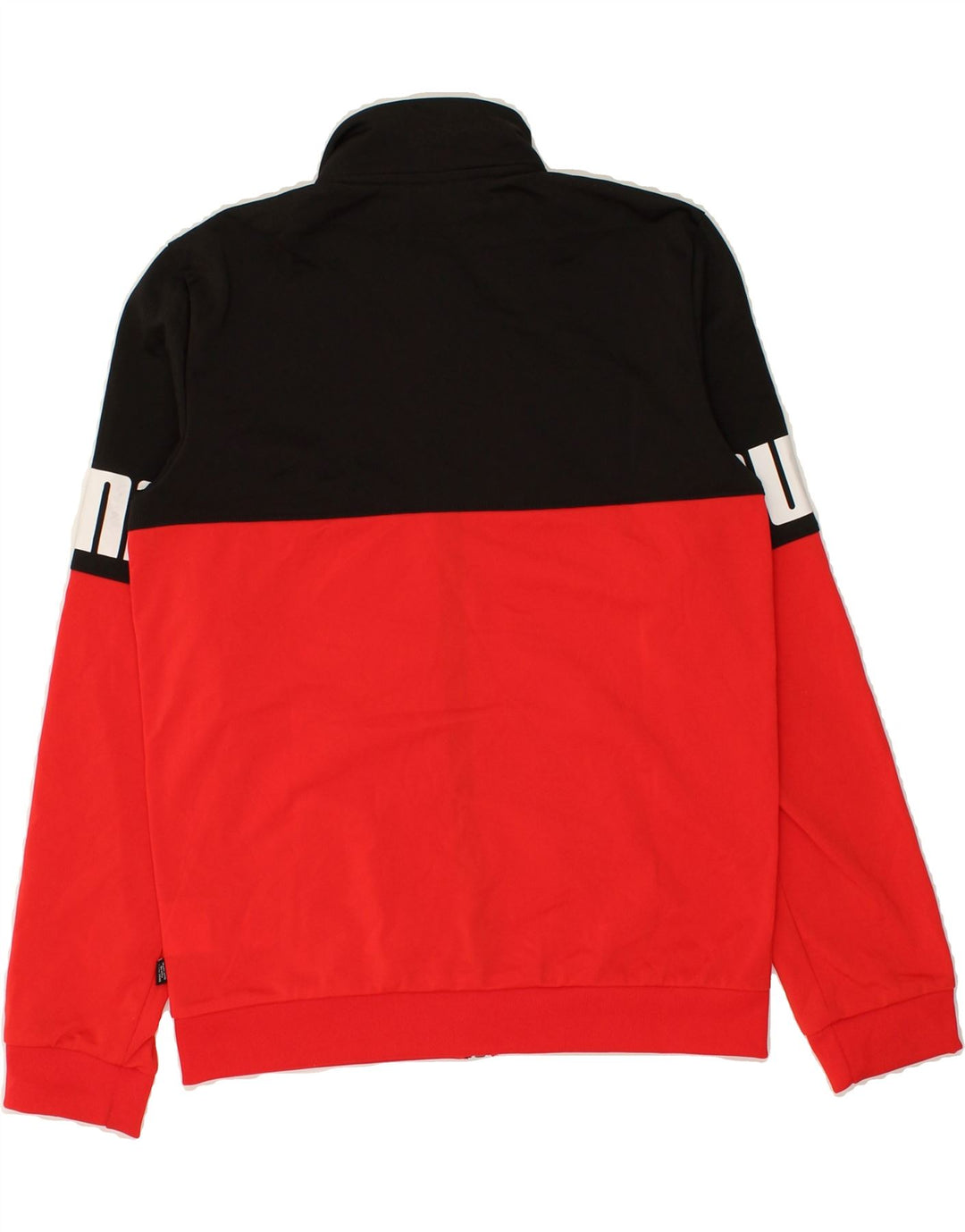 PUMA Boys Graphic Tracksuit Top Jacket 13-14 Years Red Colourblock | Vintage Puma | Thrift | Second-Hand Puma | Used Clothing | Messina Hembry 
