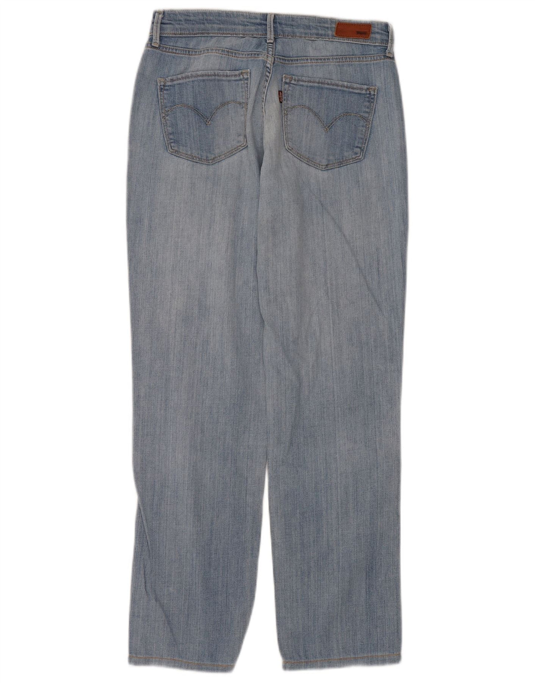 Levi's Womens Straight Jeans W28 L28 Blue Cotton