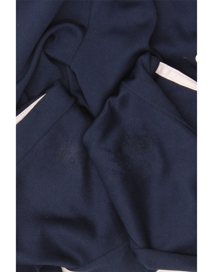 ADIDAS Boys Aeroready Tracksuit Trousers 11-12 Years Navy Blue Polyester