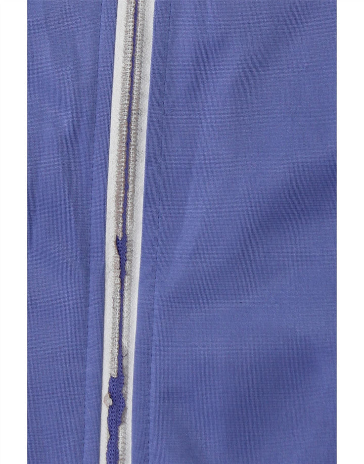 Asics Womens Tracksuit Top Jacket UK 12 Medium Purple Polyester