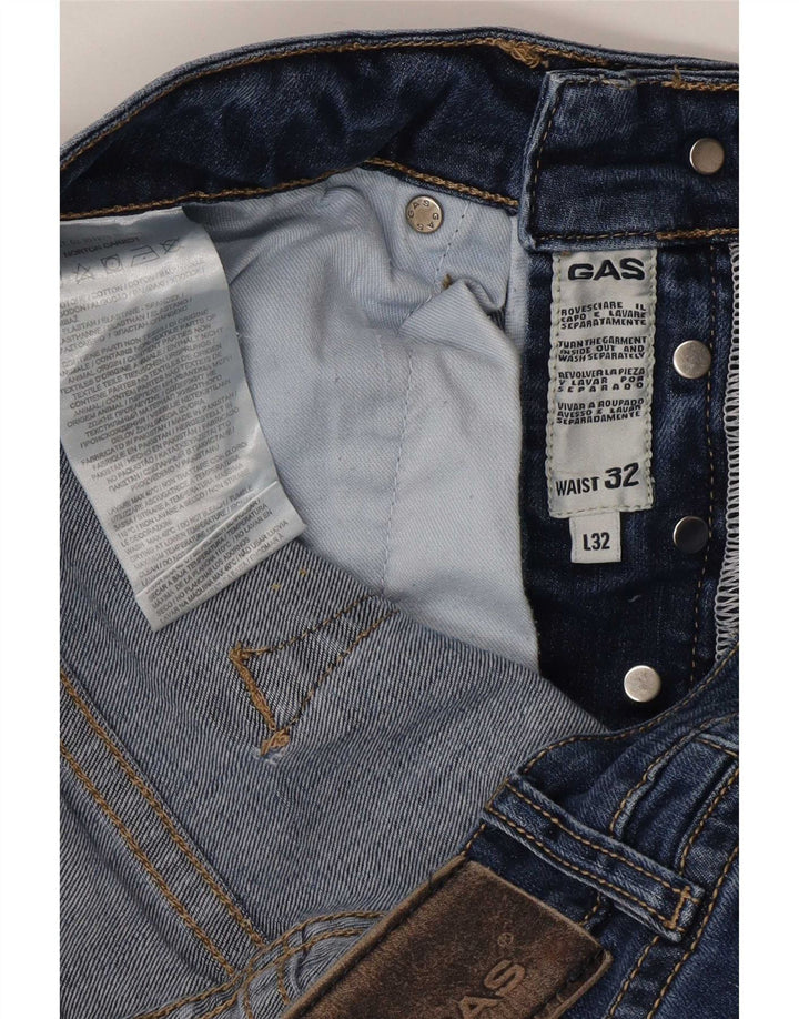 Gap Mens Distressed Slim Jeans  W32 L32 Blue Cotton