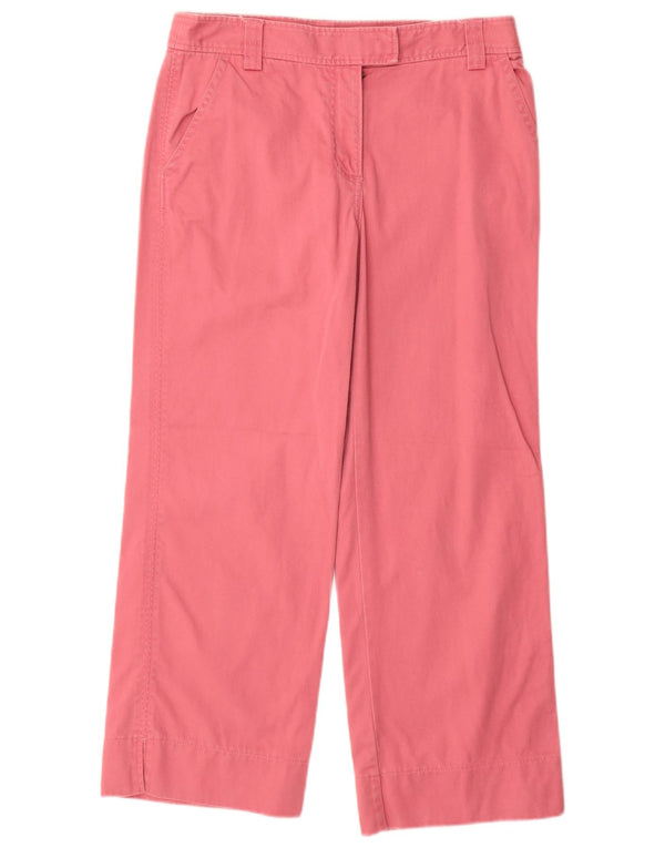 J. CREW Womens Straight Chino Trousers US 4 Small W28 L26 Pink Cotton