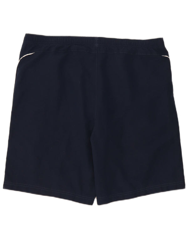 Reebok Mens Sport Shorts Large Navy Blue Polyester