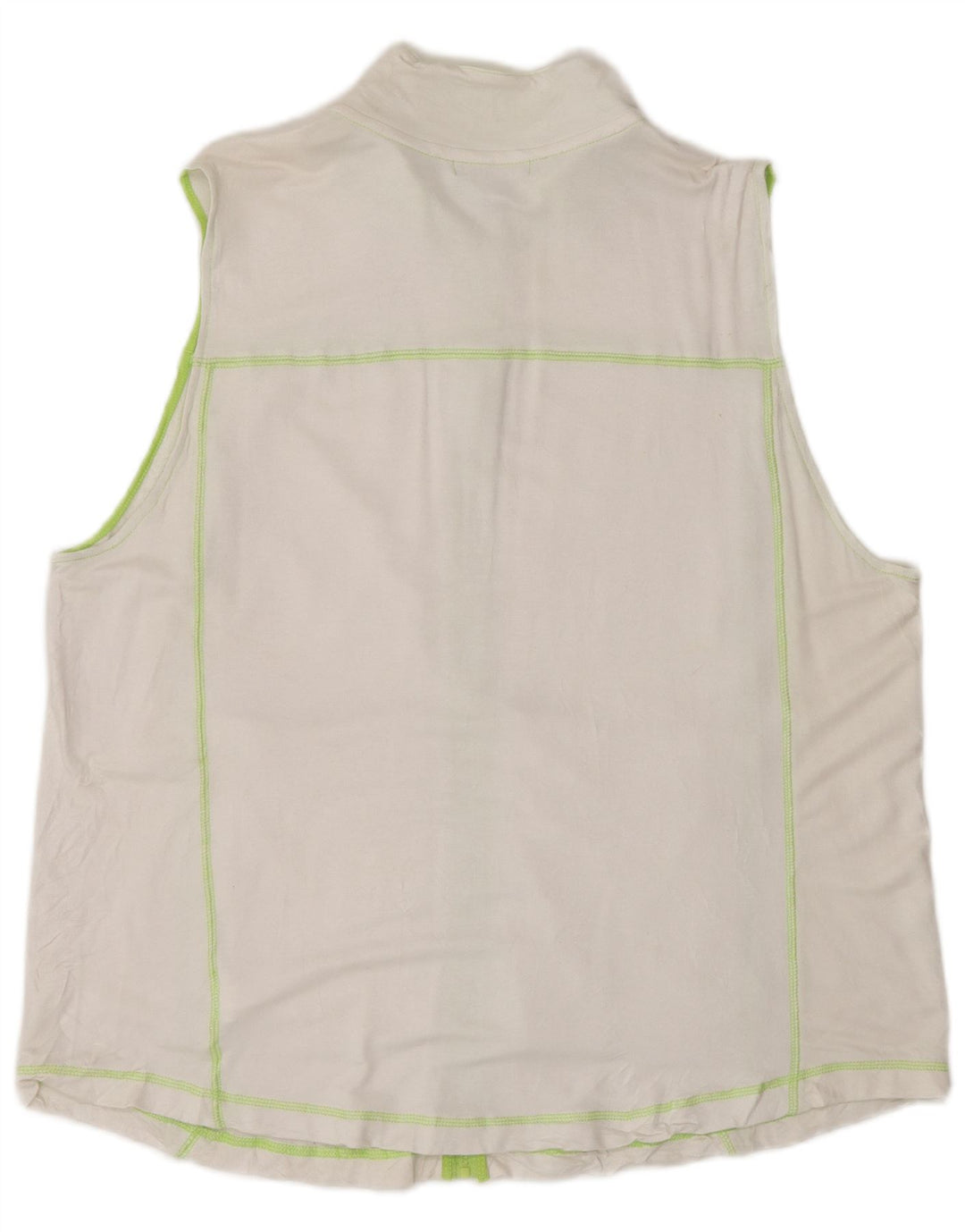 Chaps Womens Sleeveless Tracksuit Top UK 20 2XL White Viscose