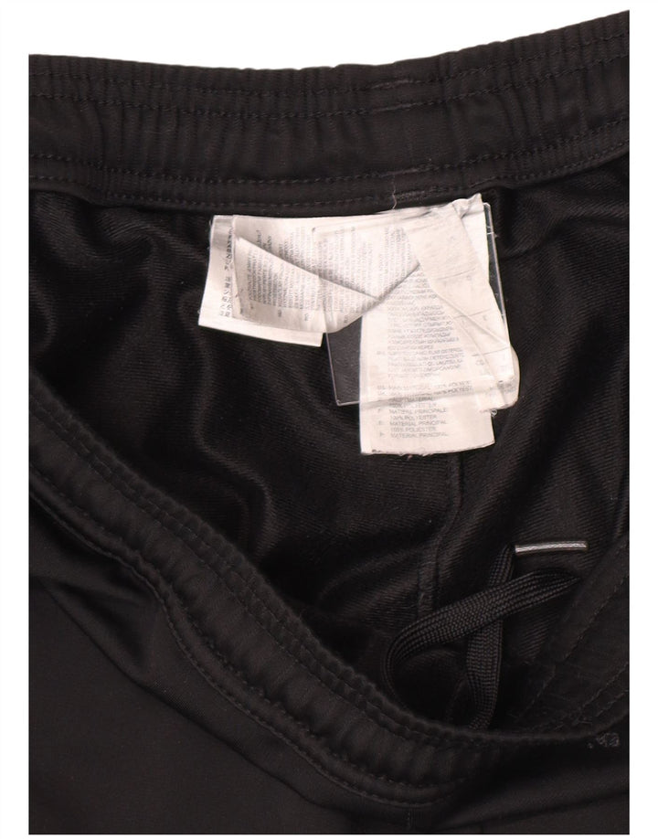 Adidas Mens Tracksuit Trousers Large  Black Herringbone Polyester