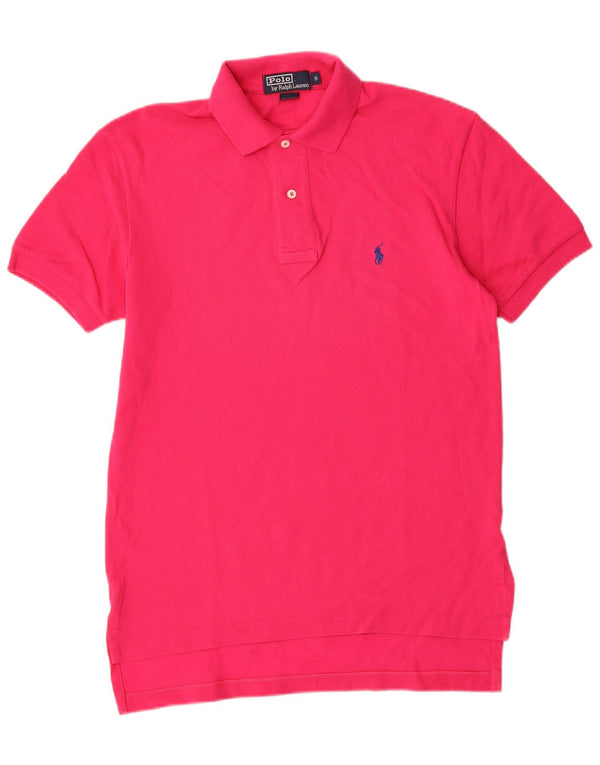 Polo Ralph Lauren Mens Polo Shirt Small Pink Cotton