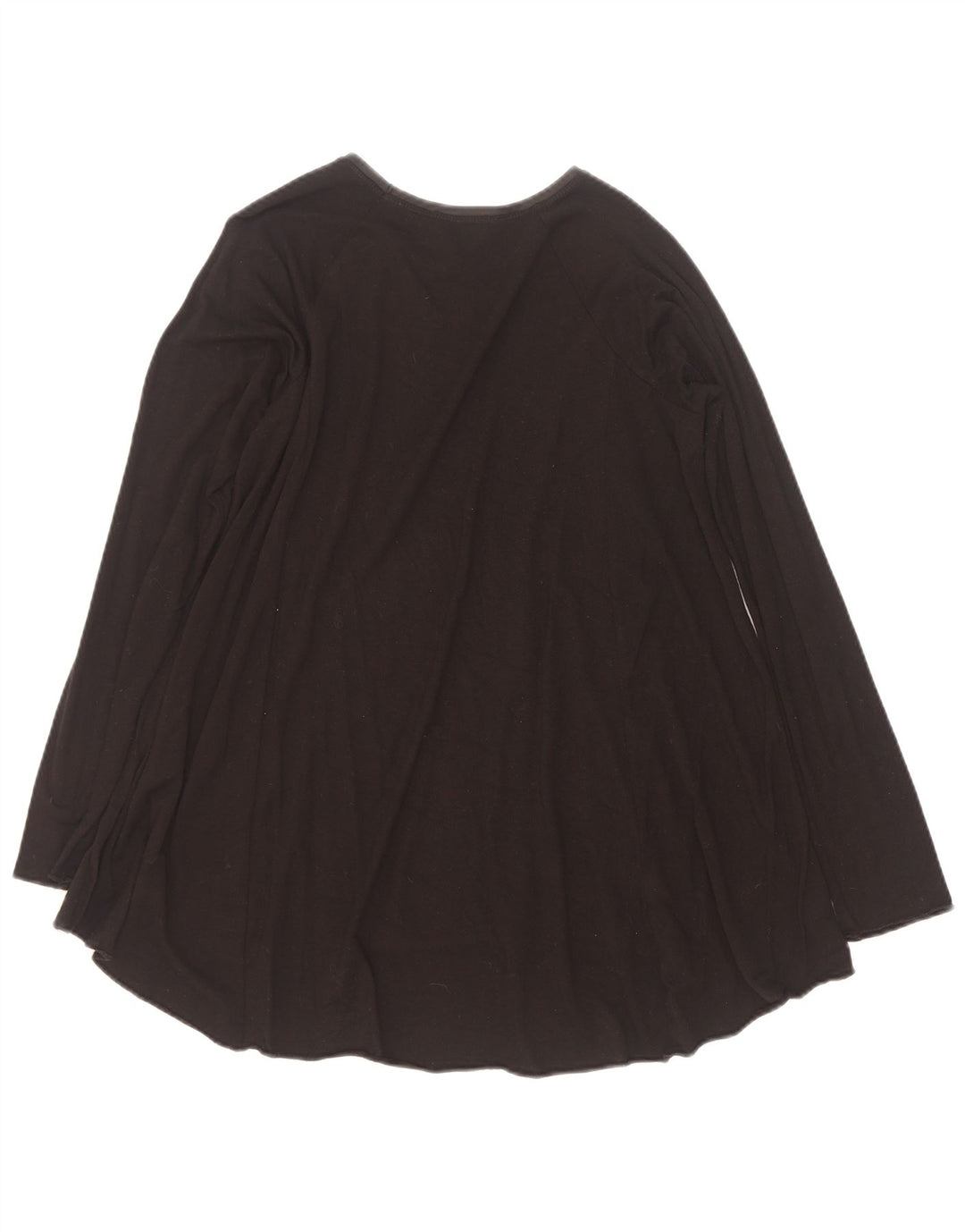 Zara Womens Top Long Sleeve UK 14 Medium Black