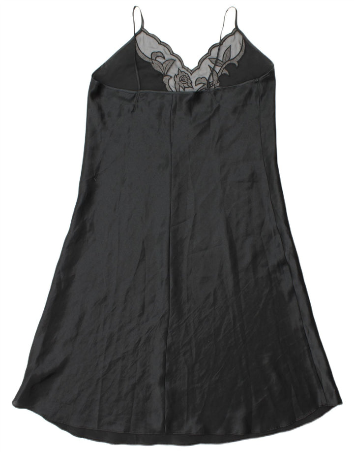 ST. BERNARD Womens Slip Dress UK 16 Large Black Polyester