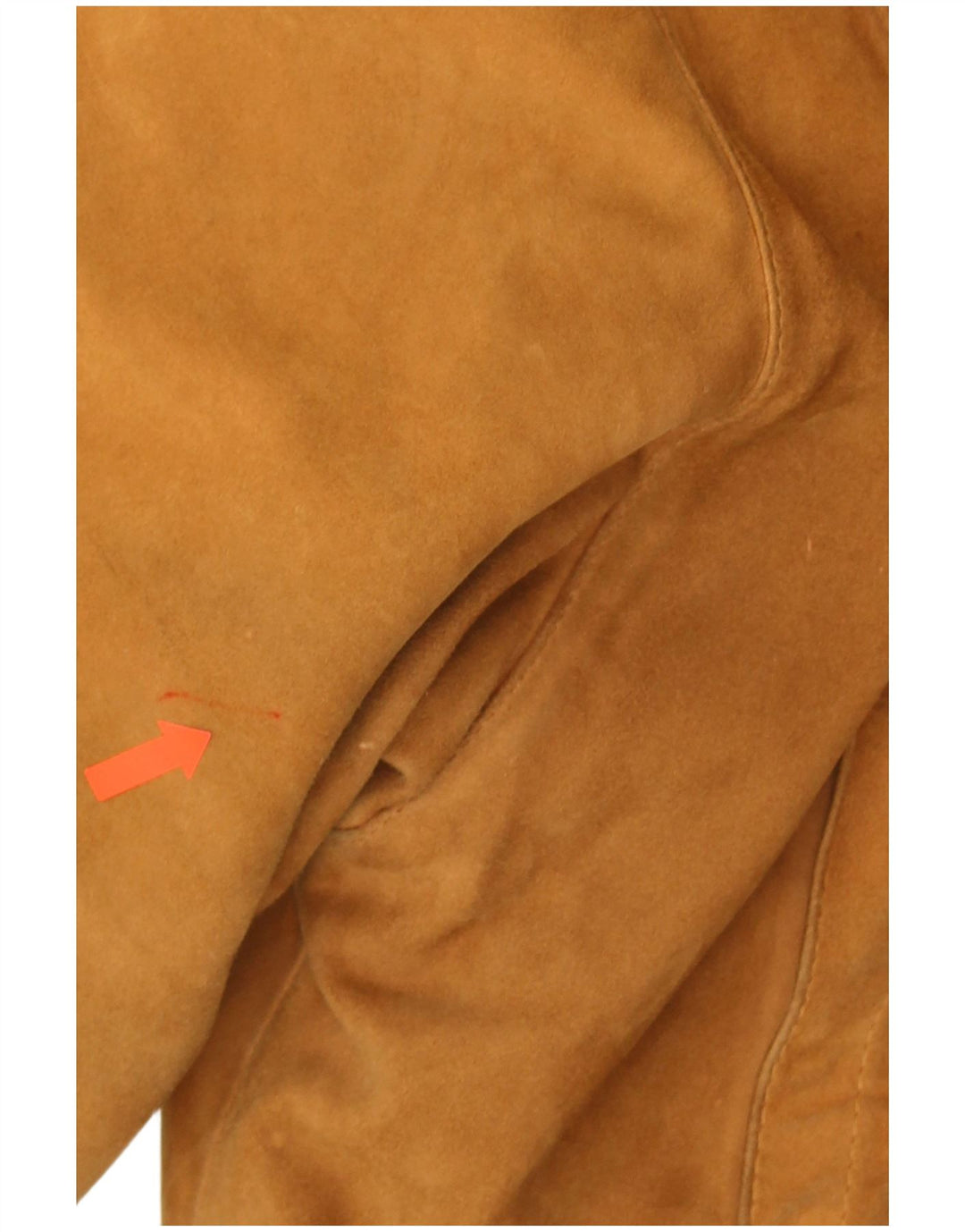 Vintage Mens Suede Jacket UK 40 Large Brown Leather