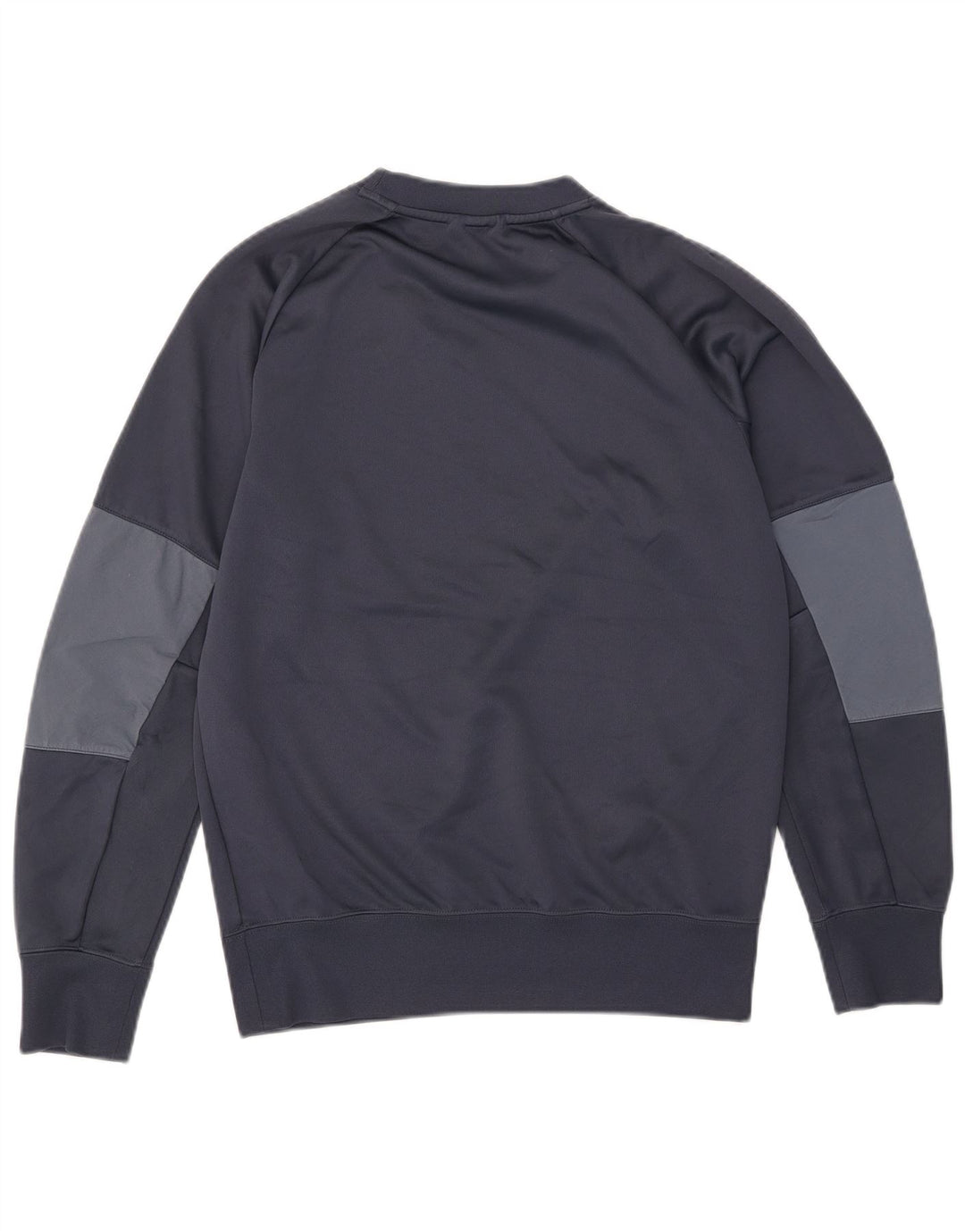 Nike Mens Graphic Sweatshirt Jumper Small Navy Blue Colourblock Polyester