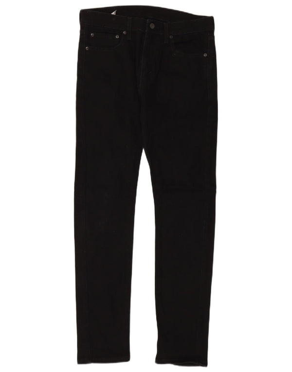 Levi's Mens 510 Skinny Jeans W32 L32 Black Cotton