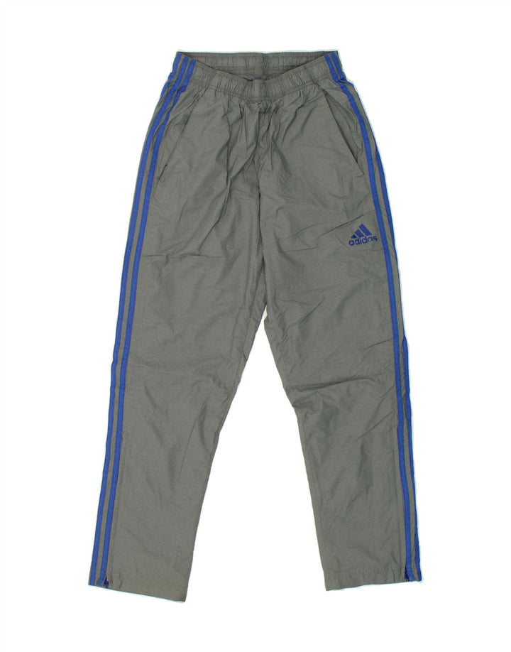 ADIDAS Mens Tracksuit Trousers Small Grey Nylon Vintage Adidas and Second-Hand Adidas from Messina Hembry 